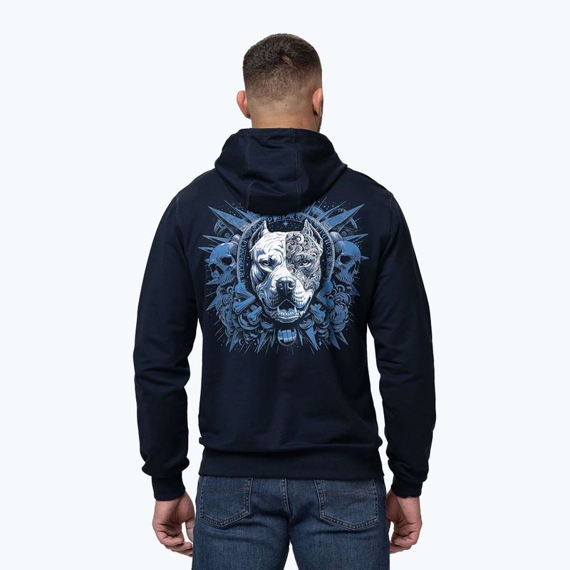 Felpa da uomo Pitbull World Sweatshirt Hooded dark navy 3