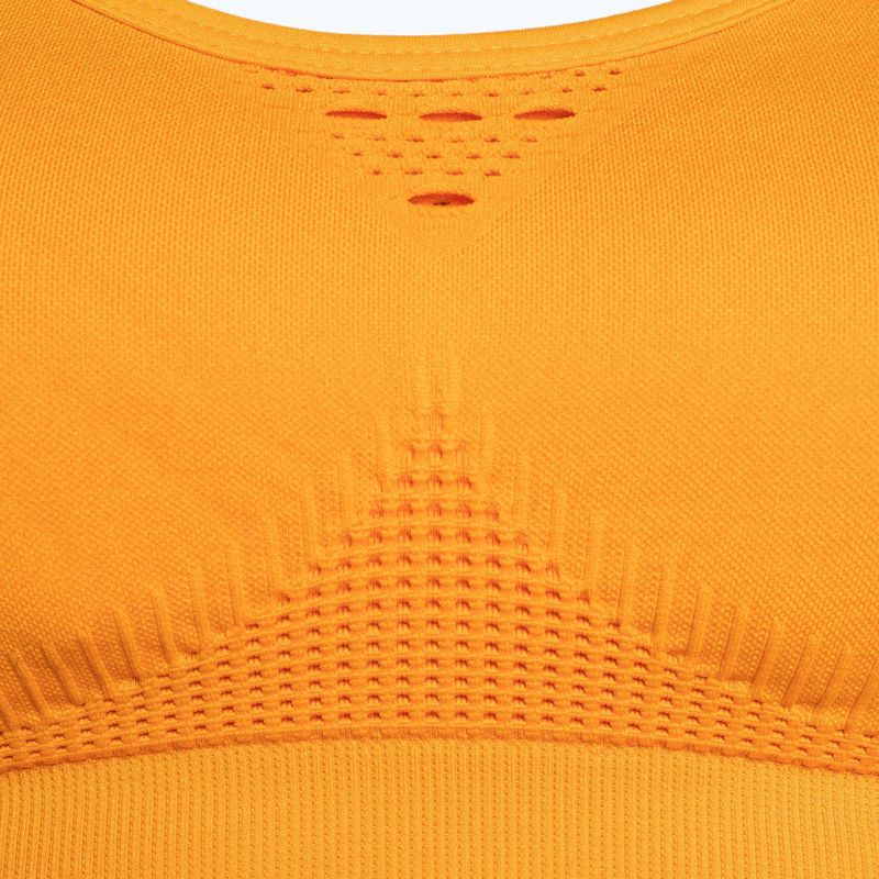 Carpatree Phase Reggiseno fitness senza cuciture giallo oro 7