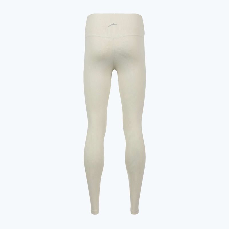 Leggings yoga donna JOYINME Unity a coste 7/8 crema di burro 9