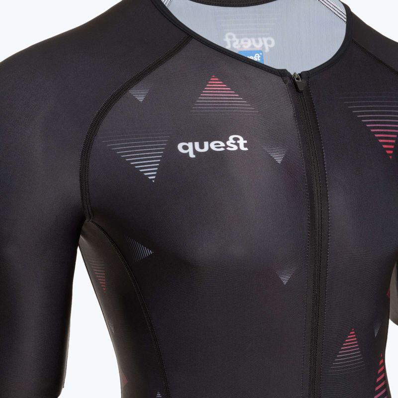 Tuta da triathlon Quest Aerofit Base nera da uomo 3