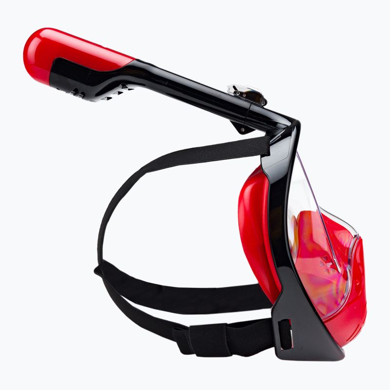Maschera integrale per lo snorkeling AQUASTIC SMA-01SC rosso 9