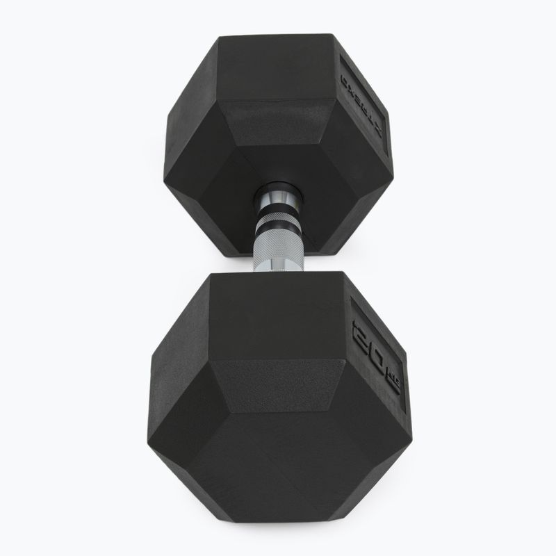 Manubri gommati XTREXO Hex 20 kg 6