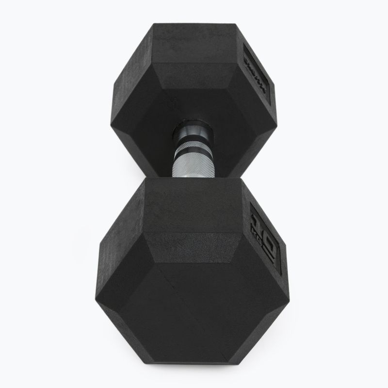 Manubri gommati XTREXO Hex da 10 kg 6