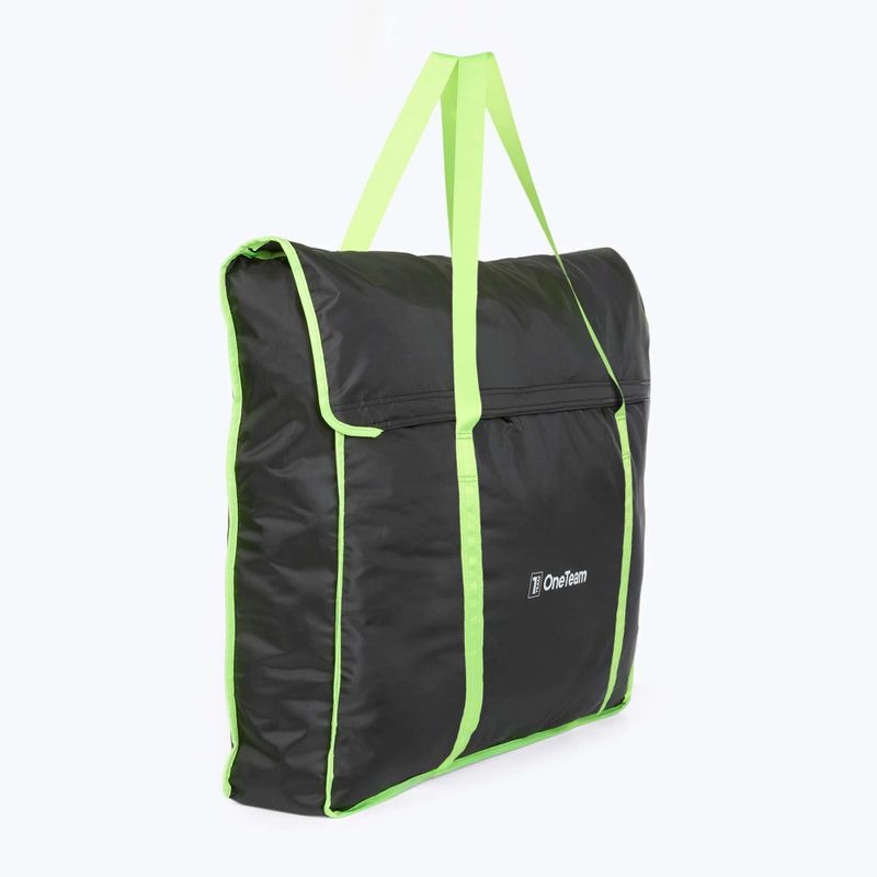 Borsa per il trasporto della porta OneTeam Swiftgoal 180 x 120 cm nero/verde 2