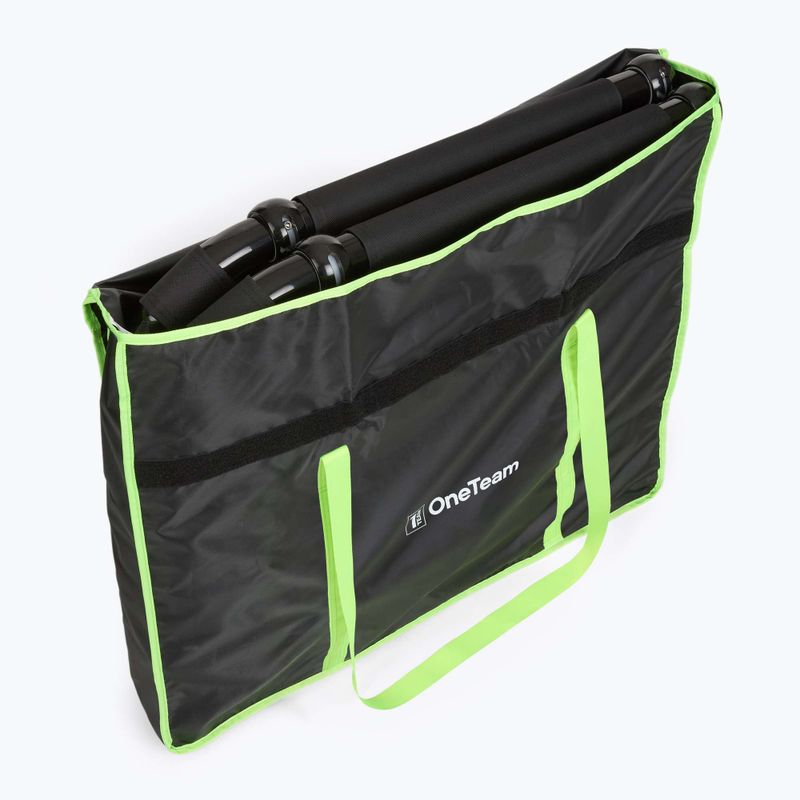 Borsa per il trasporto della porta OneTeam Swiftgoal 180 x 120 cm nero/verde 7