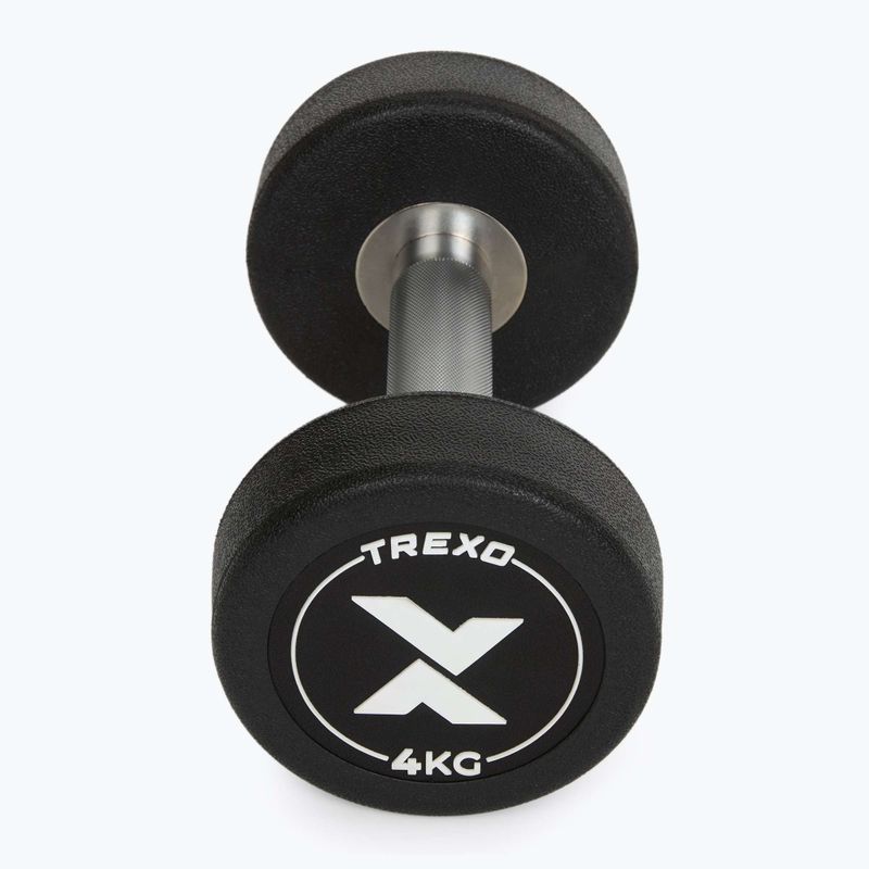 Manubrio in ghisa rivestito in gomma XTREXO Pro 4 kg black 6