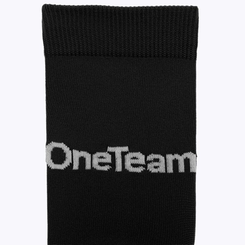 Calze da calcio per bambini OneTeam Precision football socks set 2-pack nero 3