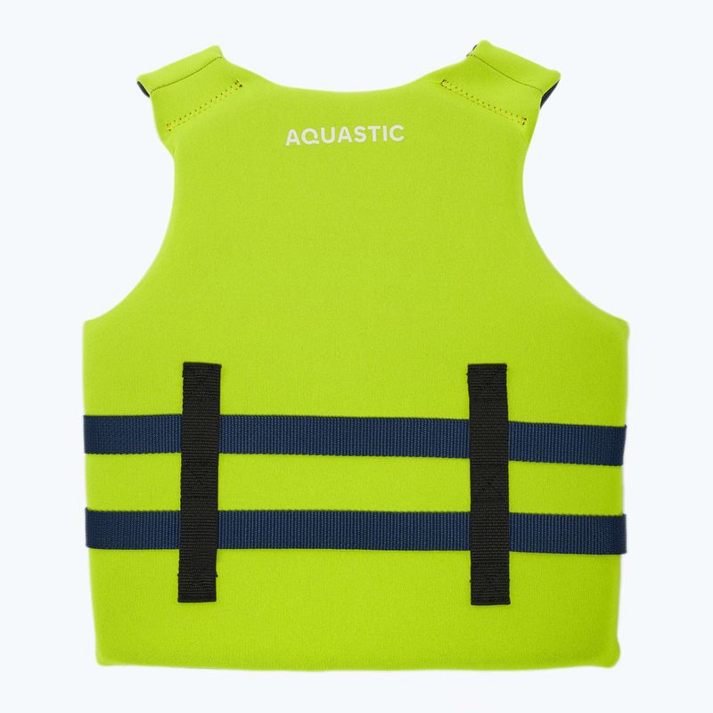 Gilet di sicurezza per bambini AQUASTIC Youth 50N verde 3