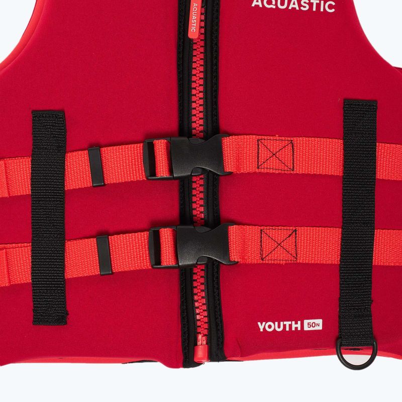Gilet di galleggiamento per bambini AQUASTIC Youth 50N Red 5
