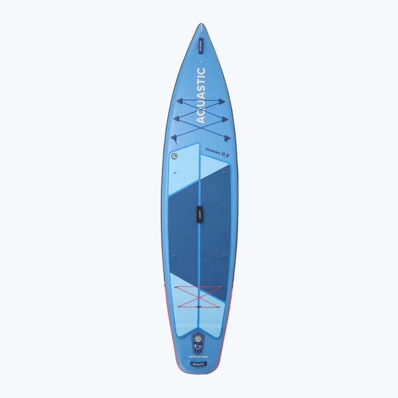 Set tavola SUP gonfiabile AQUASTIC Touring 11'6" blu 4