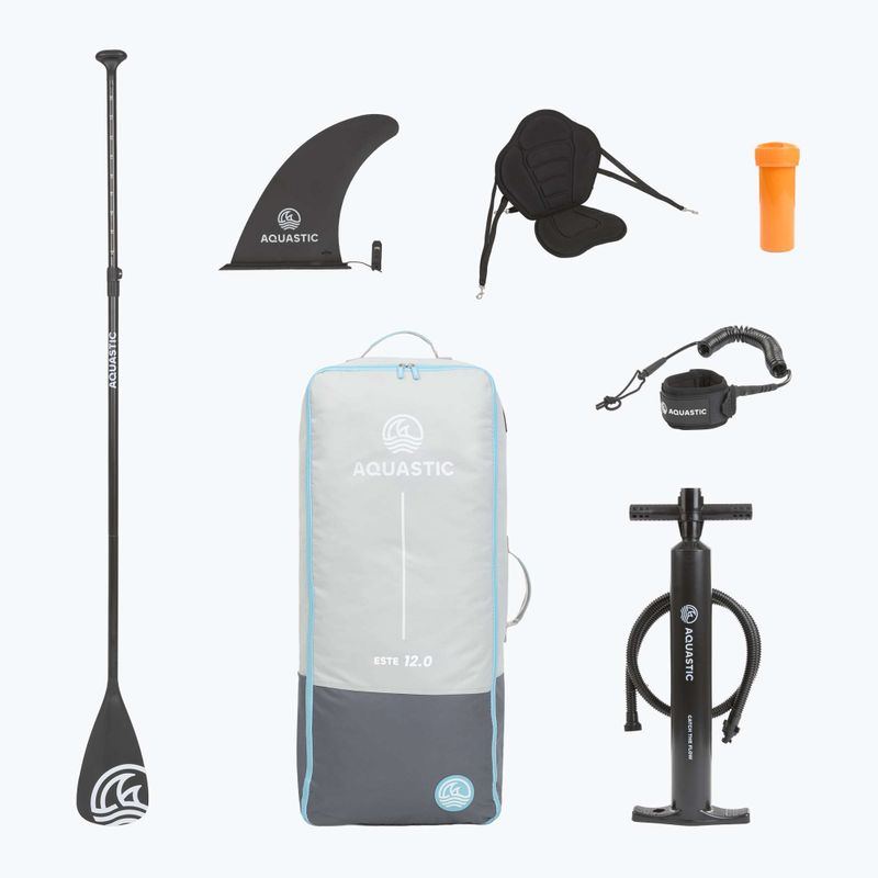 Set tavola SUP gonfiabile AQUASTIC Touring 11'6" blu 20