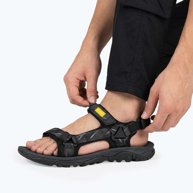 KADVA Cruzo sandali da uomo nero 5