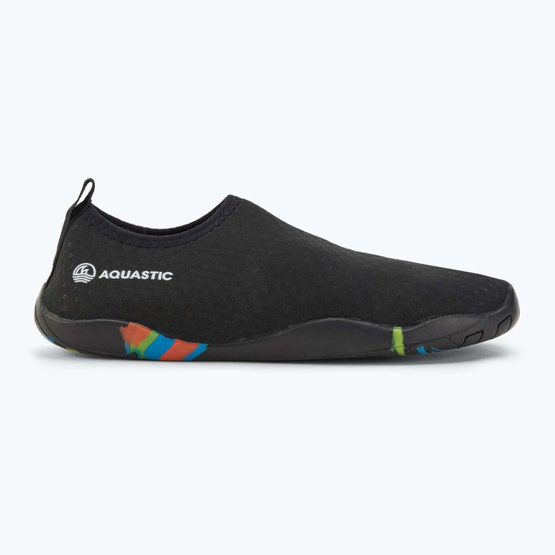 AQUASTIC Panam scarpe da acqua nere 9