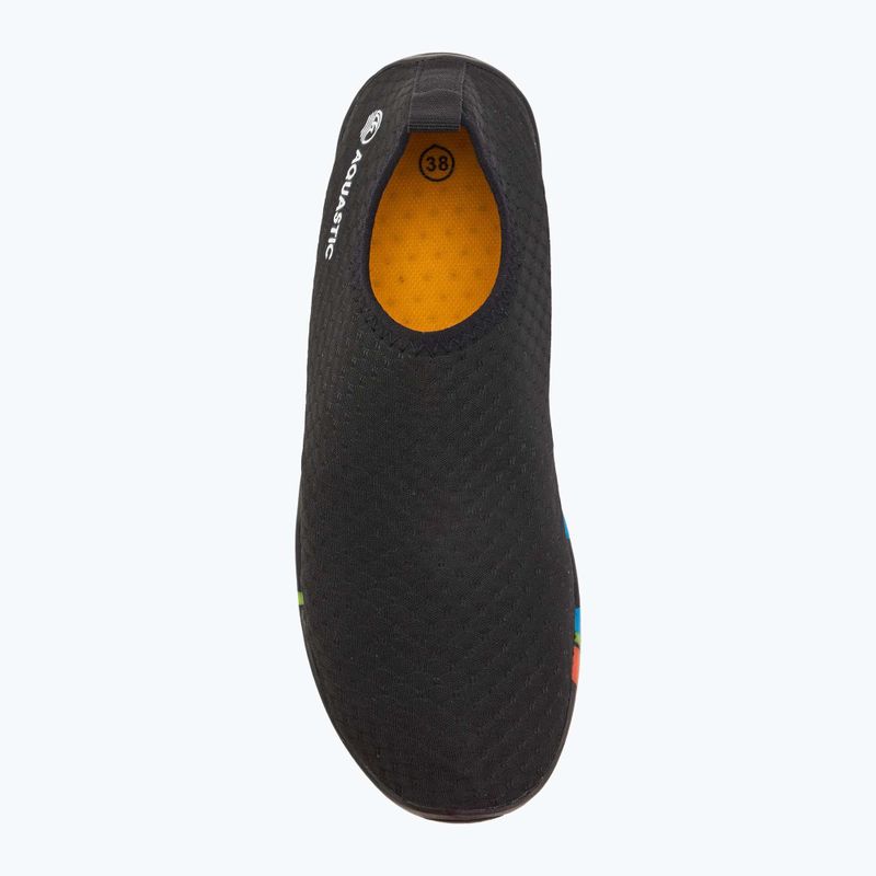 AQUASTIC Panam scarpe da acqua nere 12
