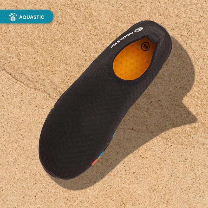 AQUASTIC Panam scarpe da acqua nere 7