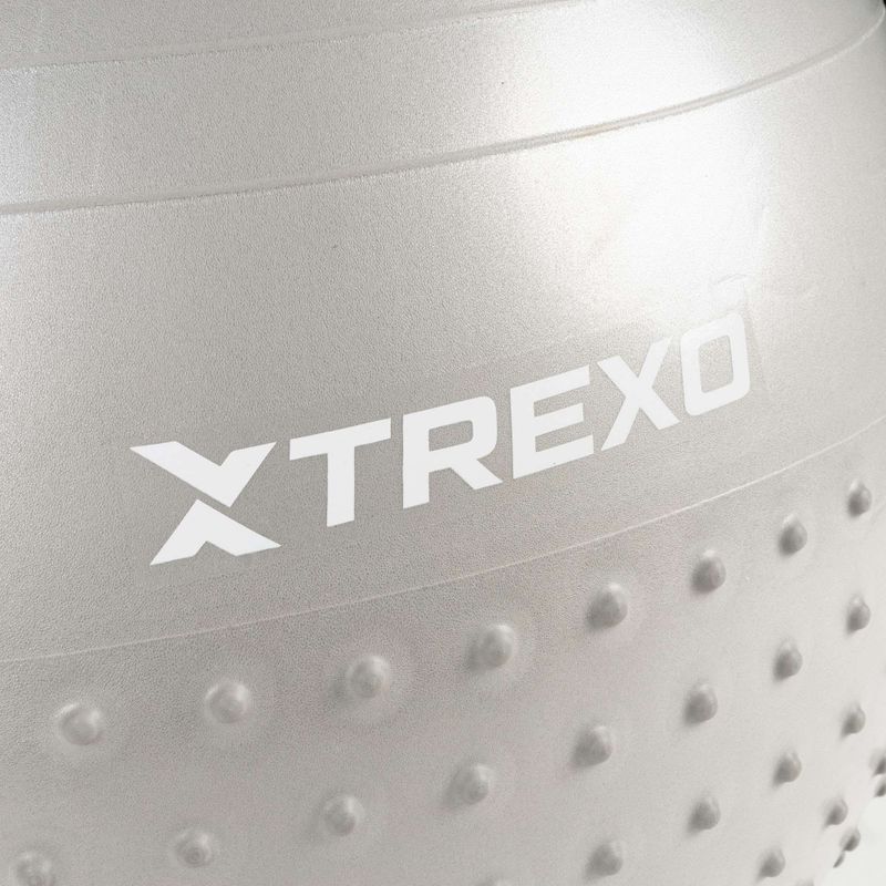 XTREXO TXO-B4Z022-GY Palla da ginnastica massaggiante grigia da 75 cm 5