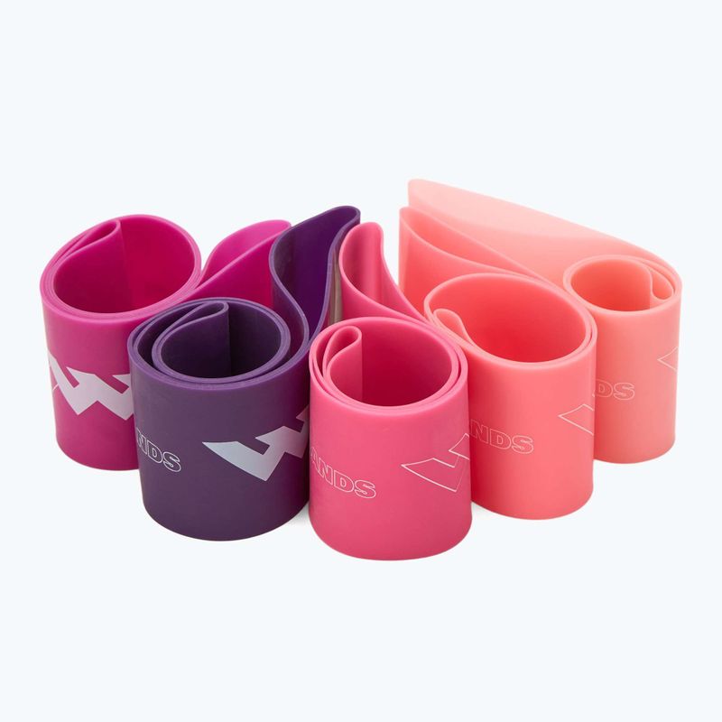 Set di gommini per esercizi XTREXO Mini Power Band TXO-B4Z053-ALL 5 pezzi multicolore 3