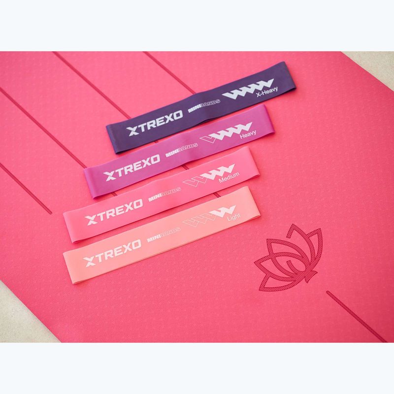 Set di gommini per esercizi XTREXO Mini Power Band TXO-B4Z053-ALL 5 pezzi multicolore 7