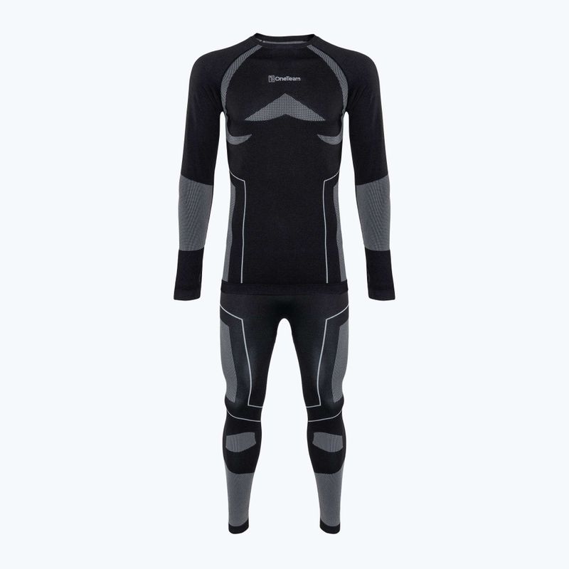 Intimo termico OneTeam Achill Set uomo nero 15