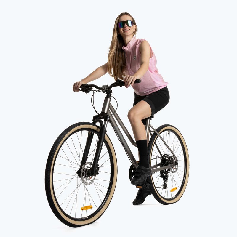 Gilet da ciclismo donna ATTABO Cahayo Gilet antivento rosa 8