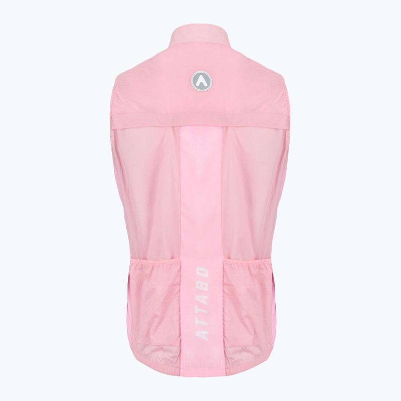 Gilet da ciclismo donna ATTABO Cahayo Gilet antivento rosa 10