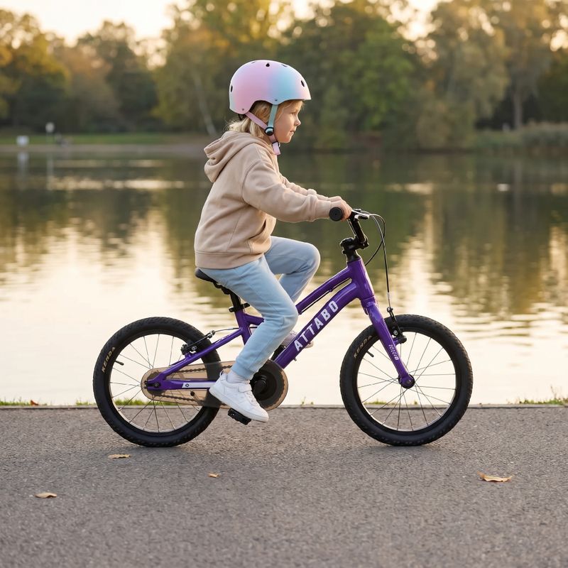 Bicicletta per bambini ATTABO EASE 16" viola 3