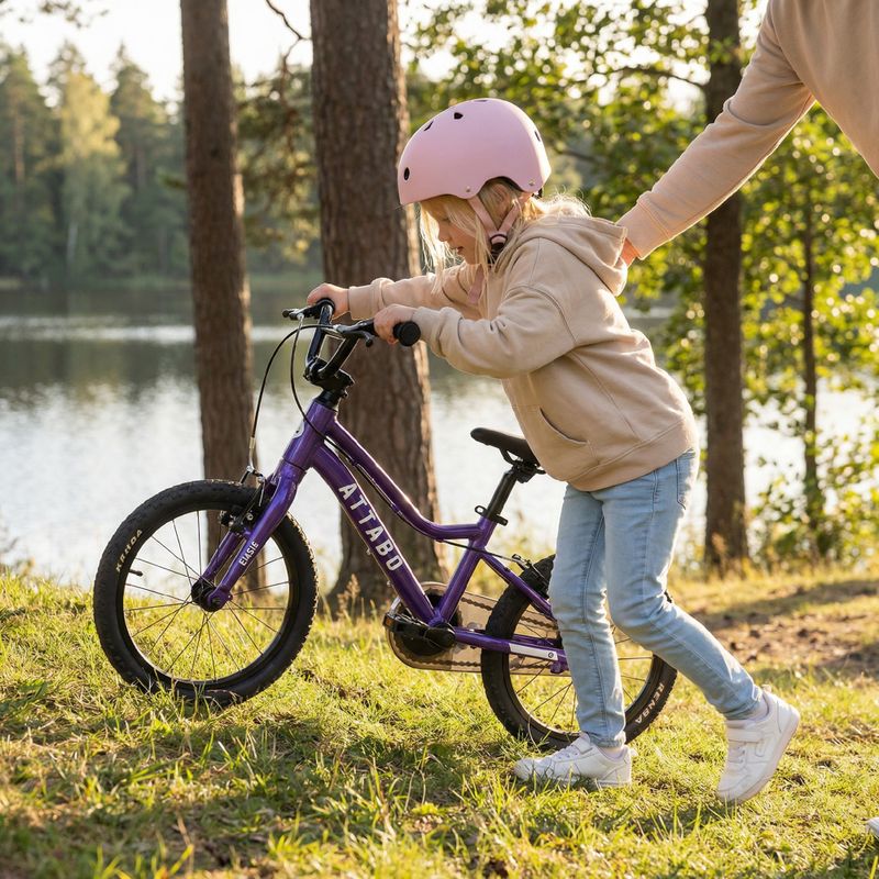 Bicicletta per bambini ATTABO EASE 16" viola 6