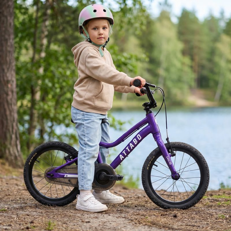 Bicicletta per bambini ATTABO EASE 16" viola 7