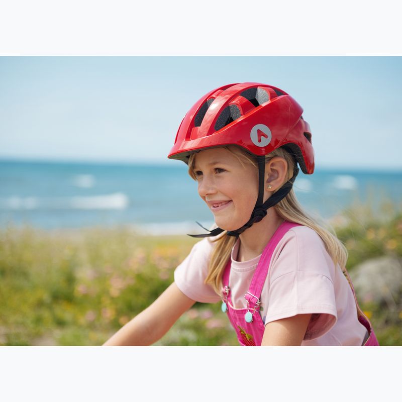 Casco da bicicletta per bambini ATTABO K200 rosso 11