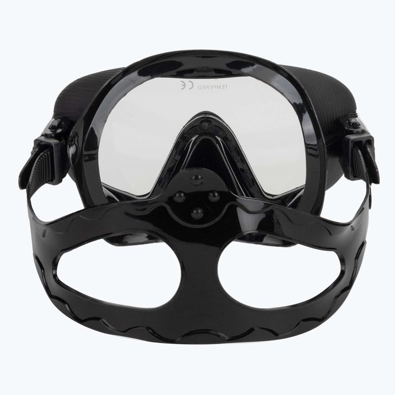 AQUASTIC Cove set snorkeling maschera + boccaglio nero 6