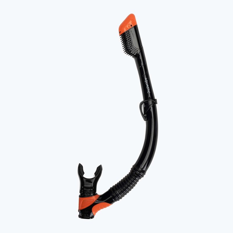 AQUASTIC Cove set snorkeling maschera + boccaglio nero 7