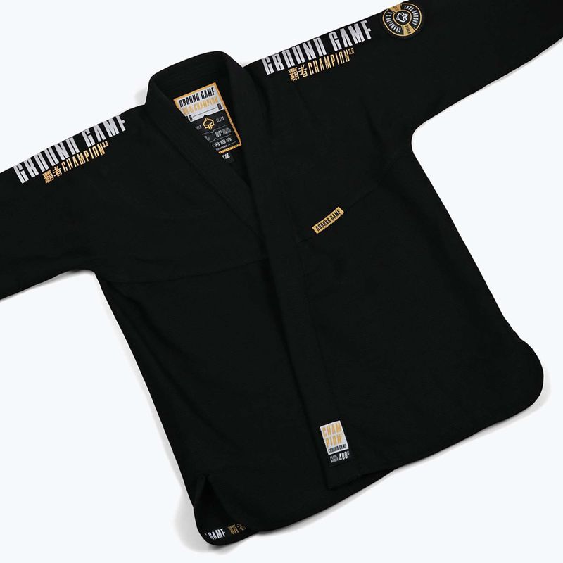 GI per Brazilian jiu-jitsu Ground Game Champion 3.0 nero 16