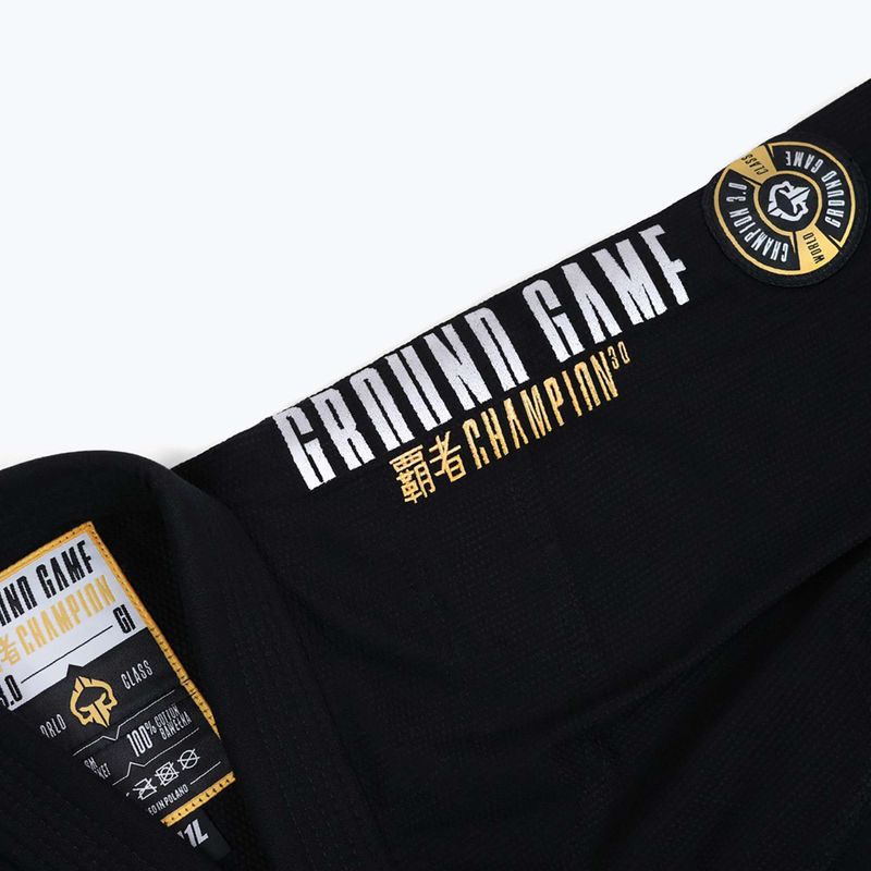 GI per Brazilian jiu-jitsu Ground Game Champion 3.0 nero 17