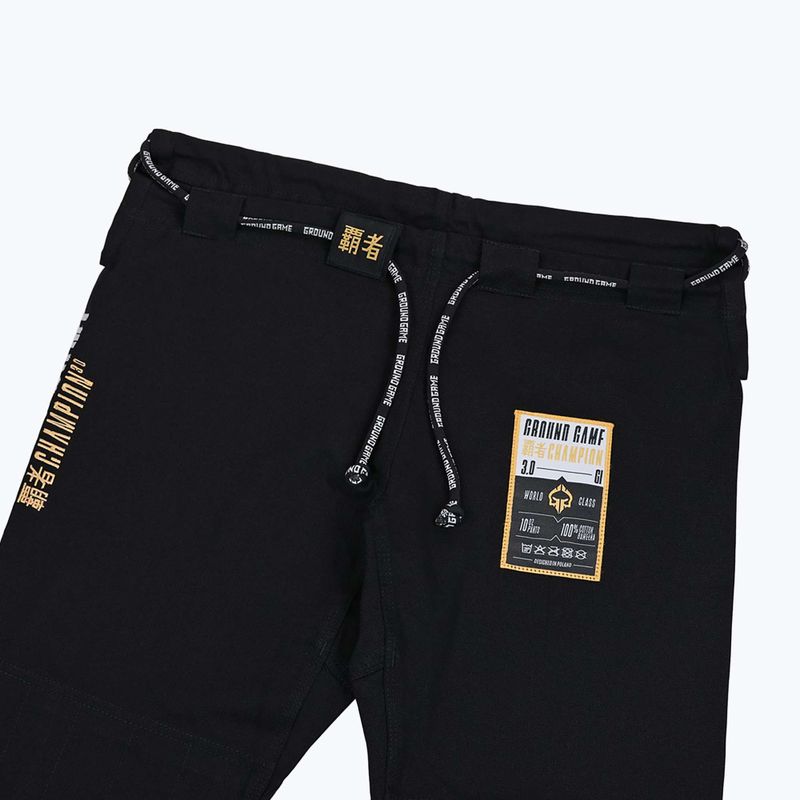 GI per Brazilian jiu-jitsu Ground Game Champion 3.0 nero 20
