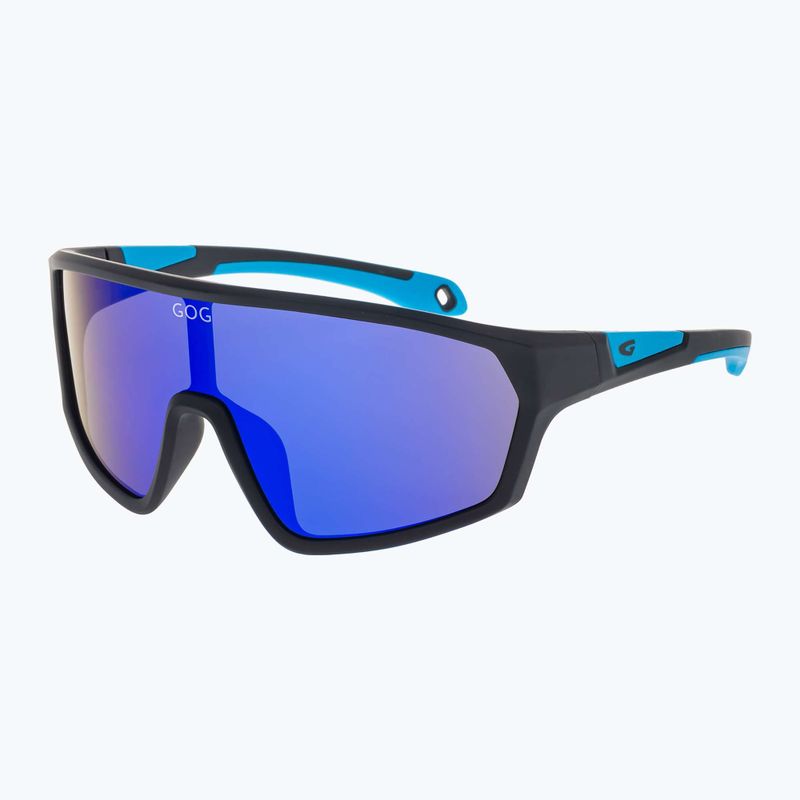Occhiali da sole per bambini GOG Flint opaco blu neon/nero/blu policromatico 2