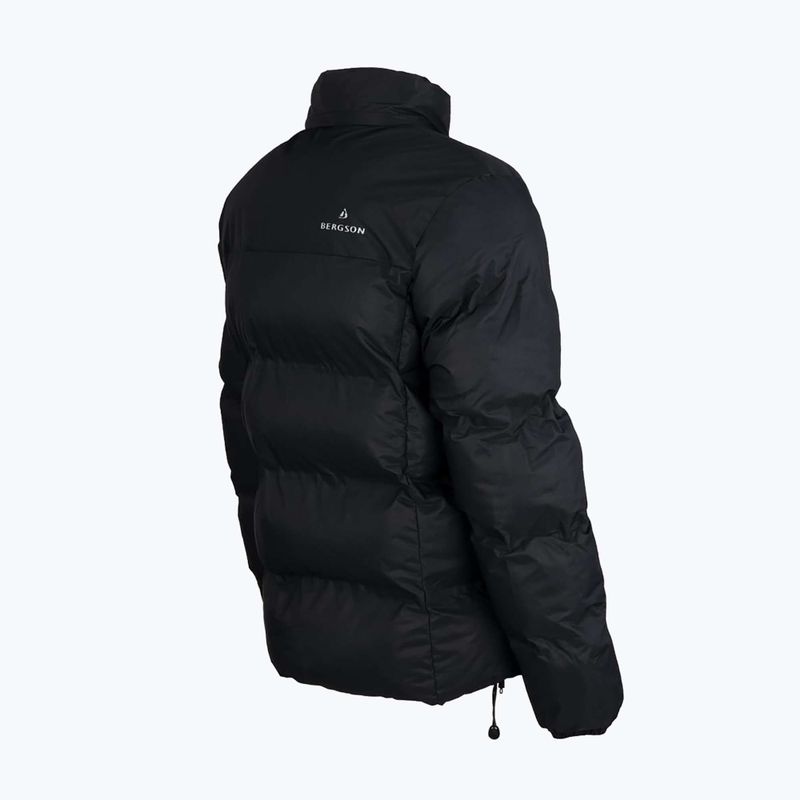 Giacca isolante da uomo BERGSON Snowy Wolf Micro-Therm nero 2