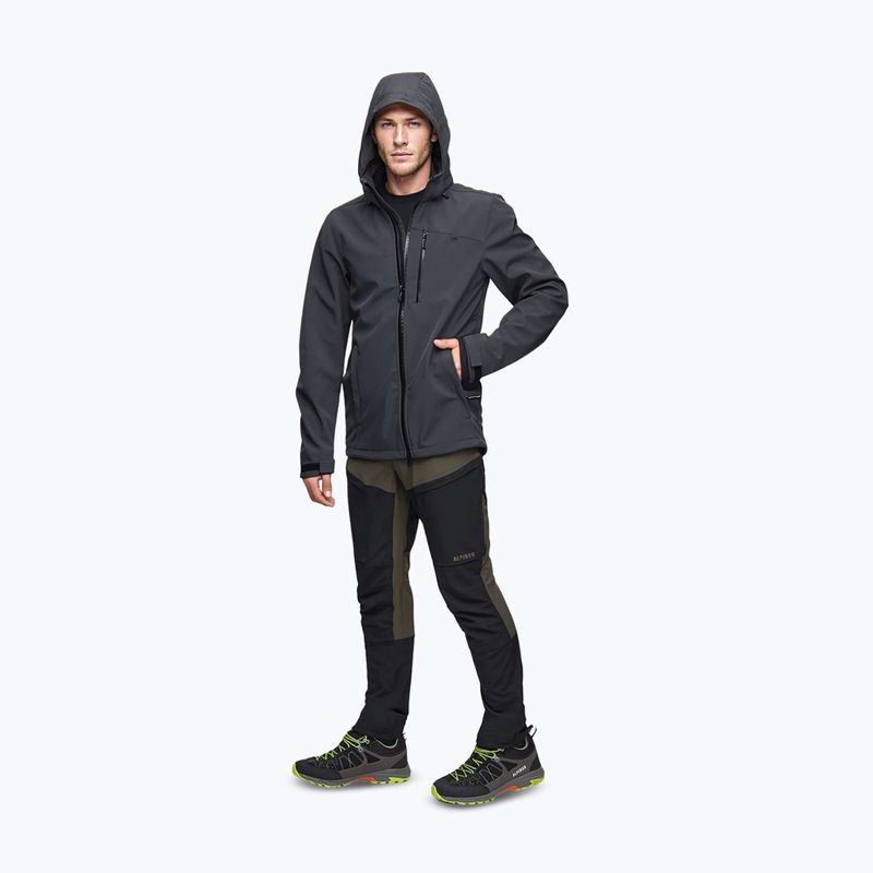 Giacca softshell da uomo Alpinus Roignais black/graphite 2