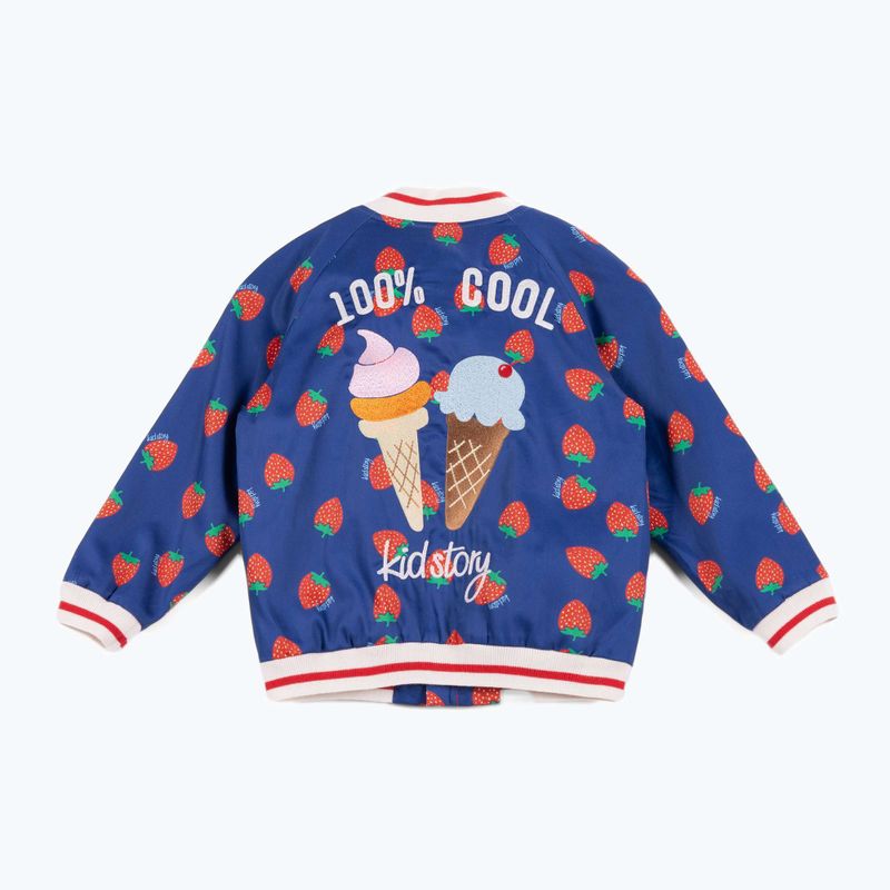 KID STORY giacca da bambino Bio Finishing Bomber fragola 3