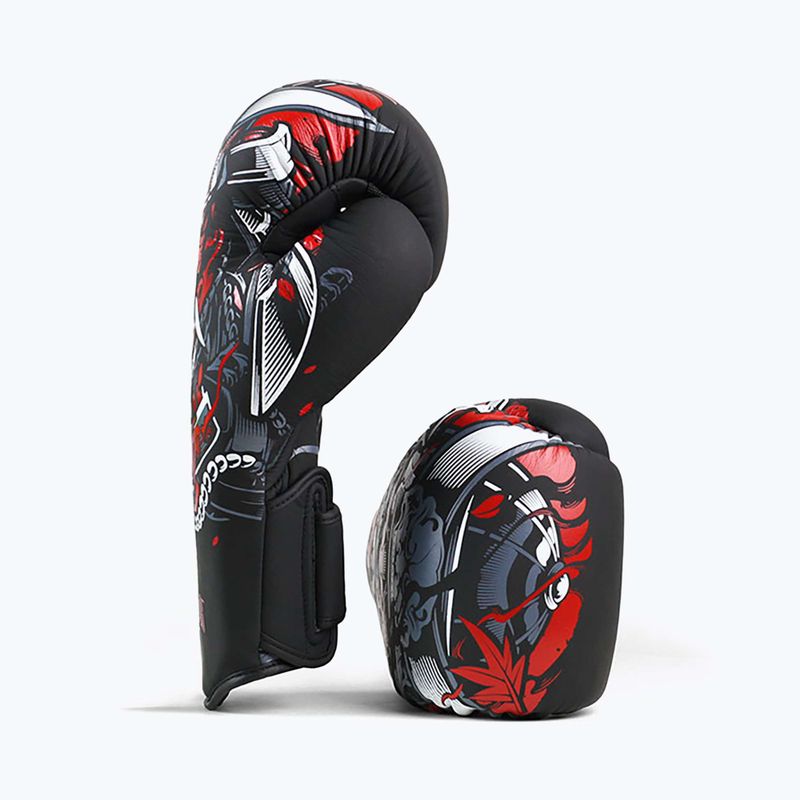 Guanti da boxe Ground Game Samurai neri 3