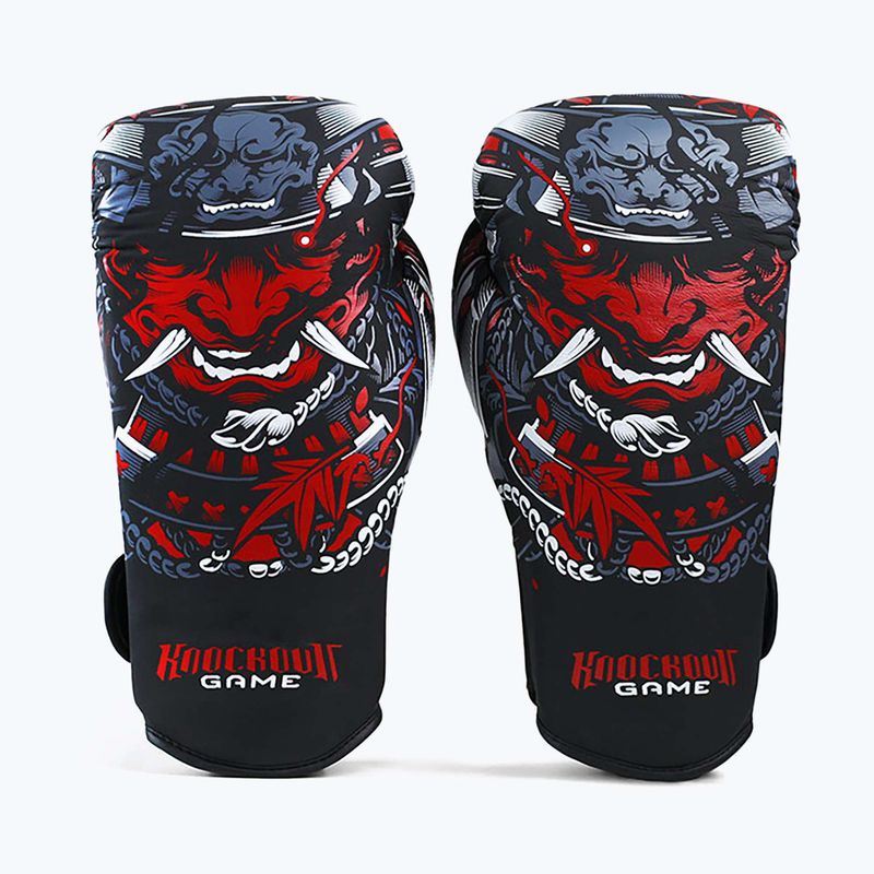 Guanti da boxe Ground Game Samurai neri 4