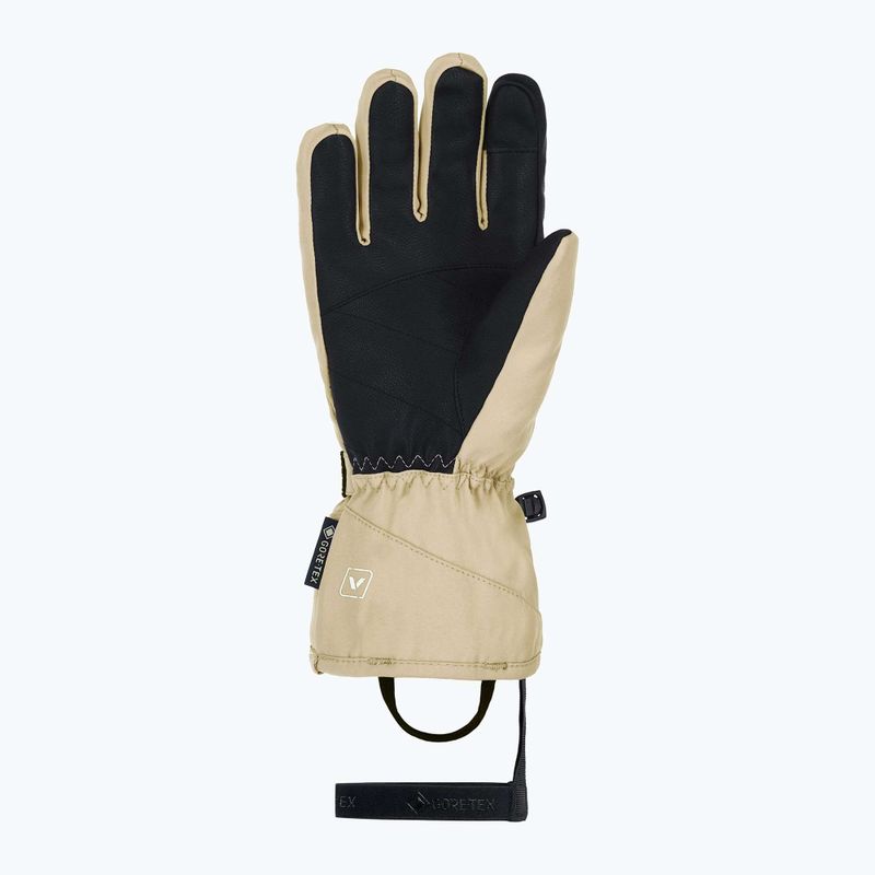 Guanti da sci donna Viking Sherpa 2.0 Gore-Tex Ski beige/white 3