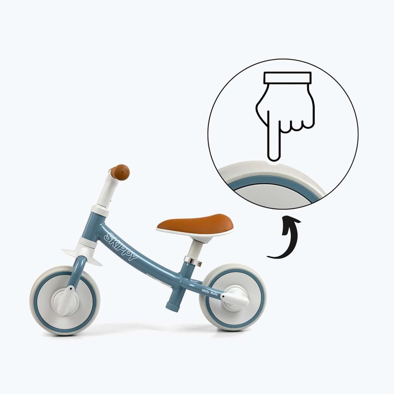 Bicicletta senza pedali Milly Mally Skippy blue 6
