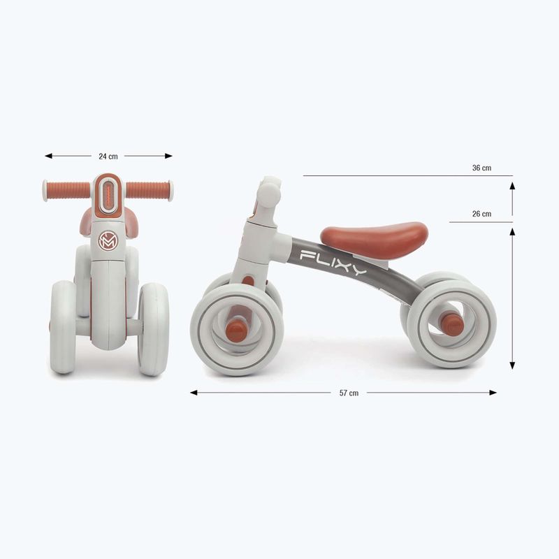 Bicicletta senza pedali Milly Mally Flixy grey 2