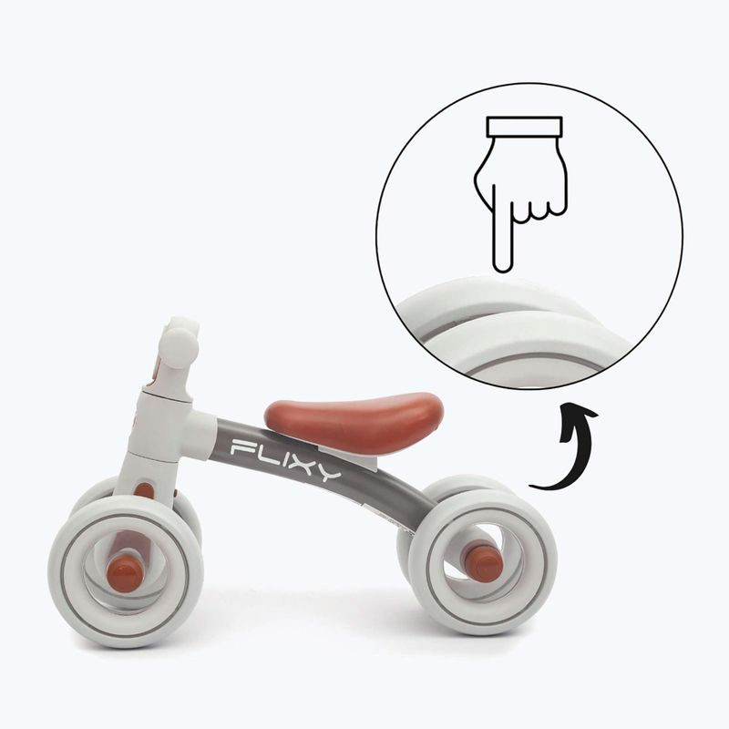 Bicicletta senza pedali Milly Mally Flixy grey 13