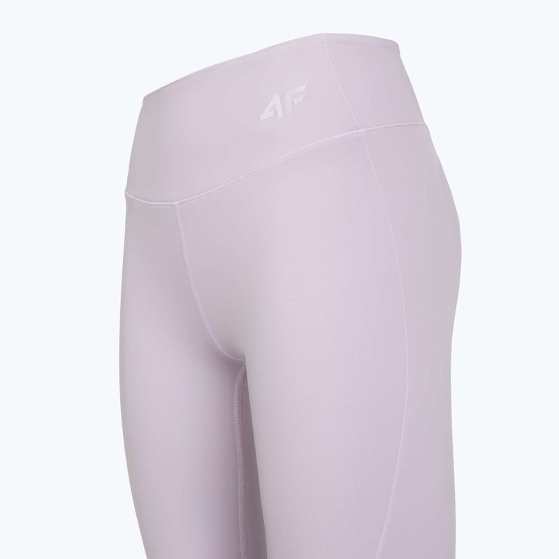 Leggings da allenamento da donna 4F Solar Punk FNK F404 light violet 3