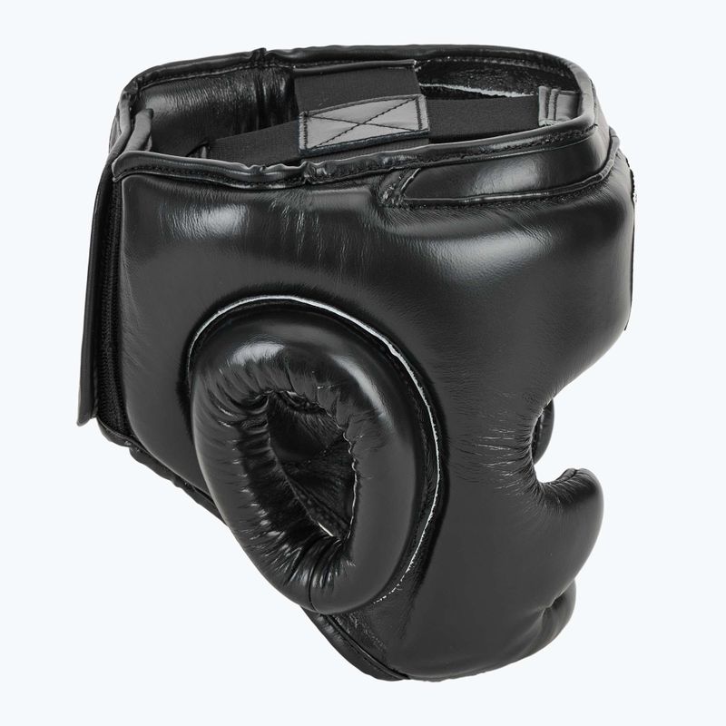 Casco da boxe WINDY in vera pelle nero 2
