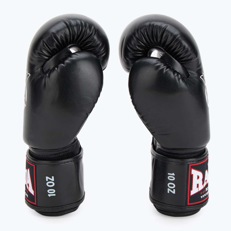 RAJA BOXING Guantoni da boxe singoli in pelle nera 4