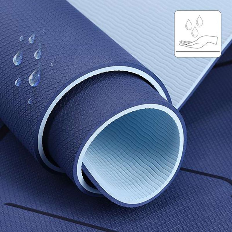 Tappetino da yoga HMS YM10 8 mm blu scuro 5