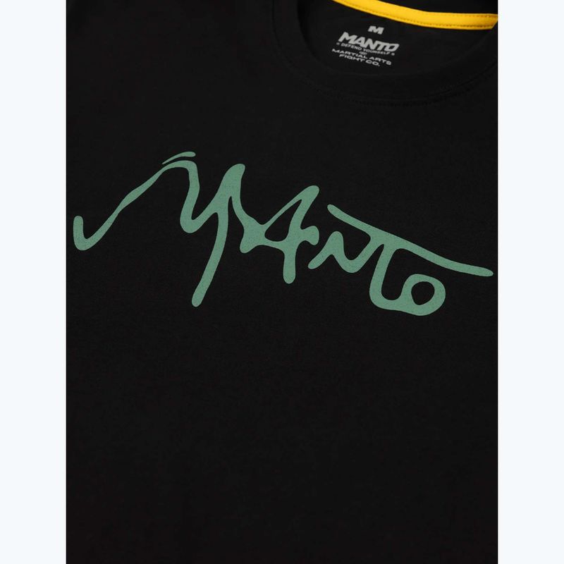 Maglietta da uomo MANTO Ink nero 3