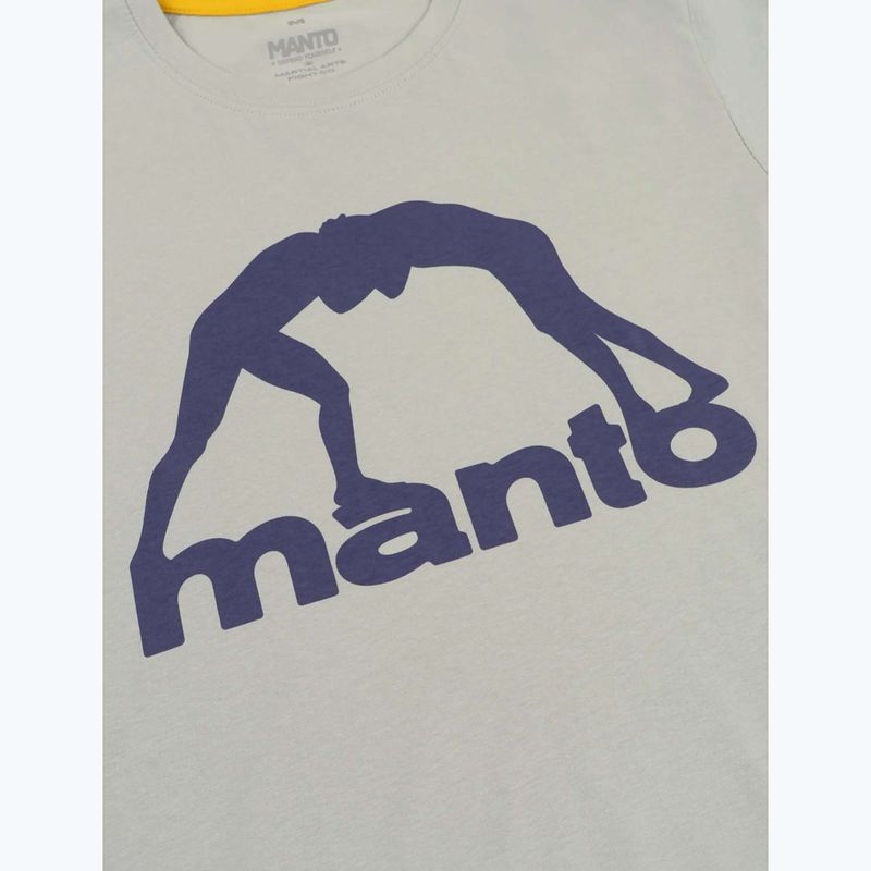 Maglietta da uomo MANTO Vibe 25 grigio chiaro/viola scuro 2